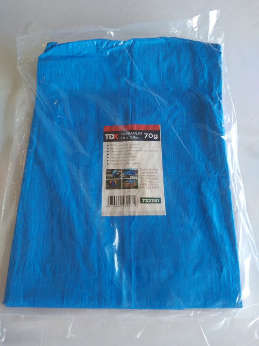 1.8 x 2.4 70gsm Tarpaulin