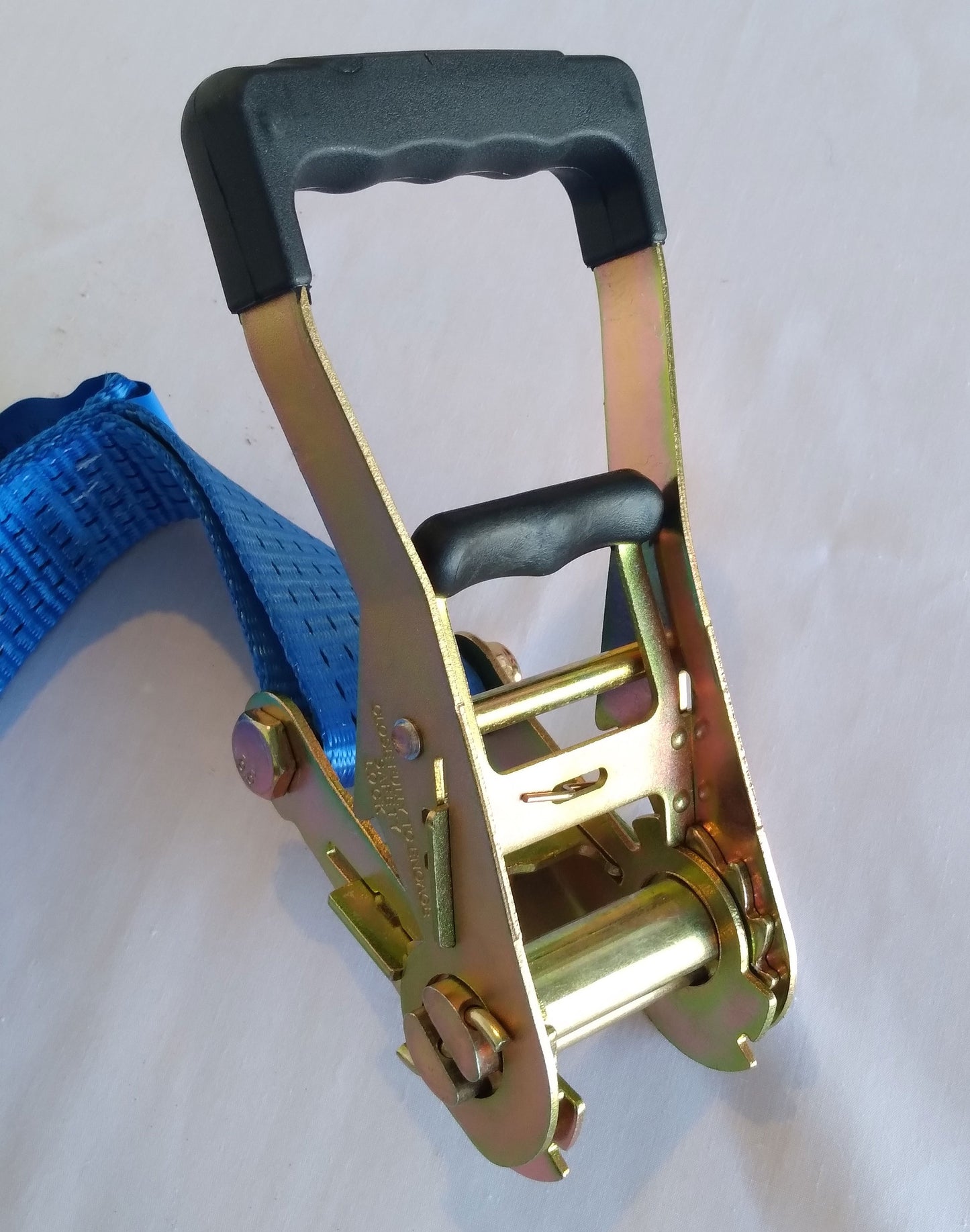 Ratchet Tie-Down Strap : Double J hook, 50mm x 4.5m, 2500kg LC