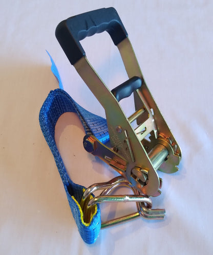 Ratchet Tie-Down Strap : Swan hook, 50mm x 4.5m, 2500kg LC