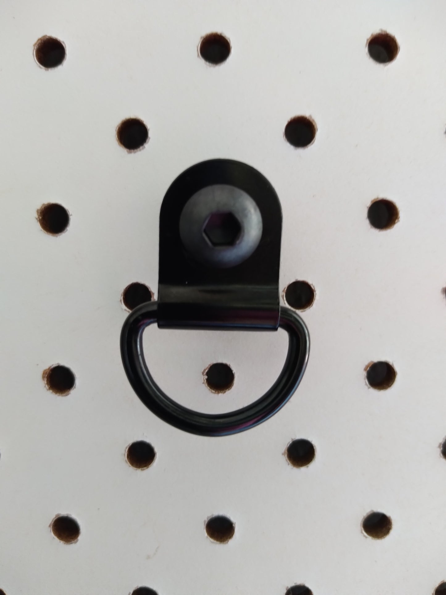 Mini Black Powder Coated D Ring Anchors in a 10 pack